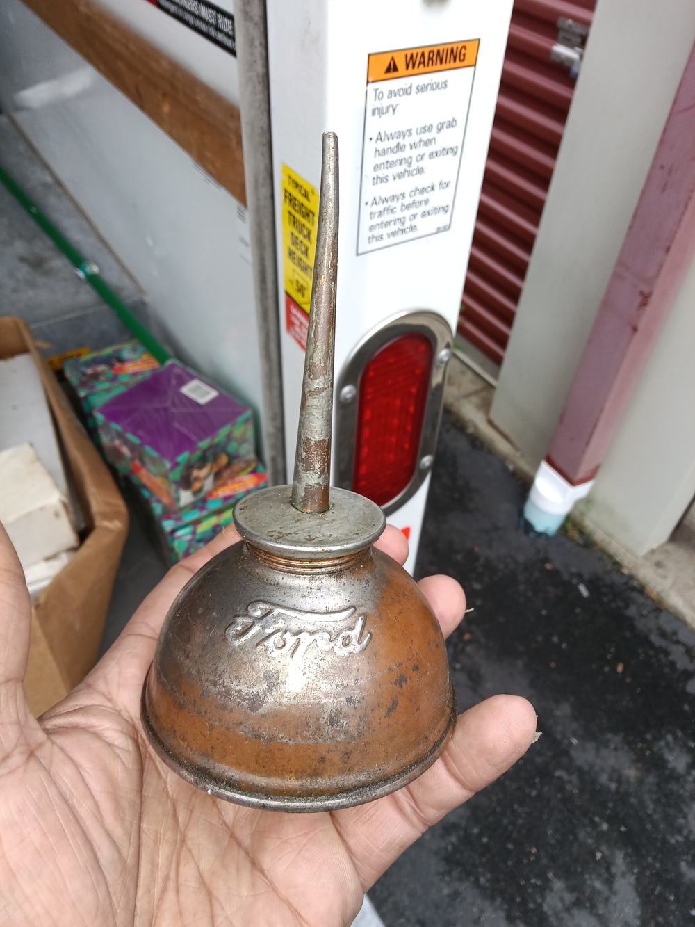 Vintage Ford Oiler Oil Can Model T Copper/Brass?